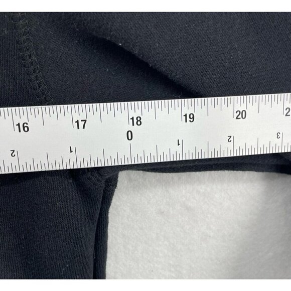 Nautica Sweatshirt Boys Sz M Black Full-Zip Hooded Ribbed Trim Printed Logo - Picture 3 of 11